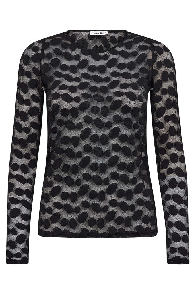 PenolaCC O-neck Blouse - Black