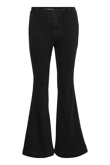 Ayo 170 High Bootcut Y - Black Wash