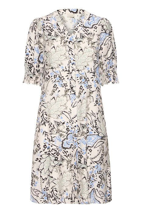 FRARIANA Dress 18 - FEMI BOUQUET GRAY MORN