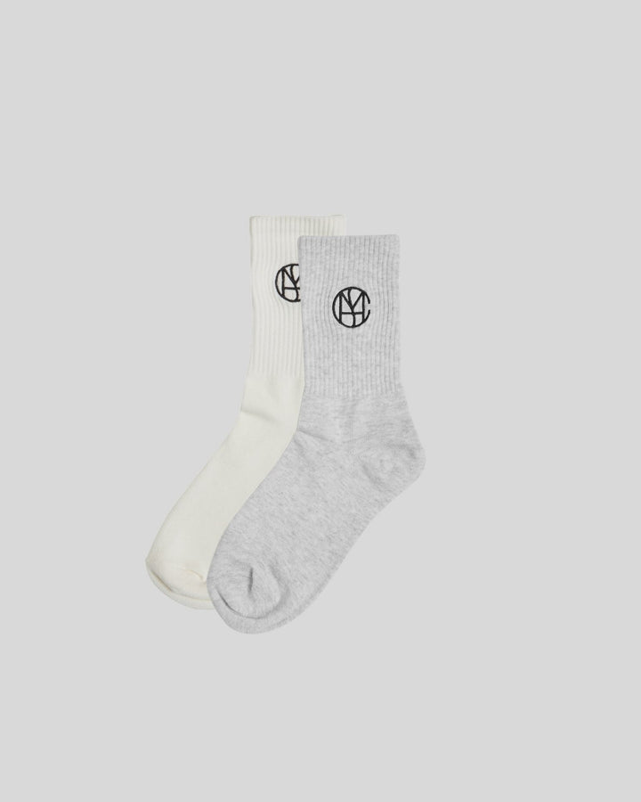 Sporty Icon Socks 2 pk - White