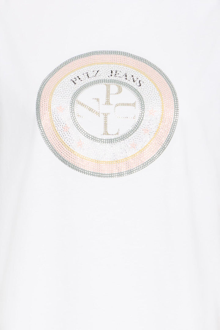 PZCHERI T-SHIRT - Bright White