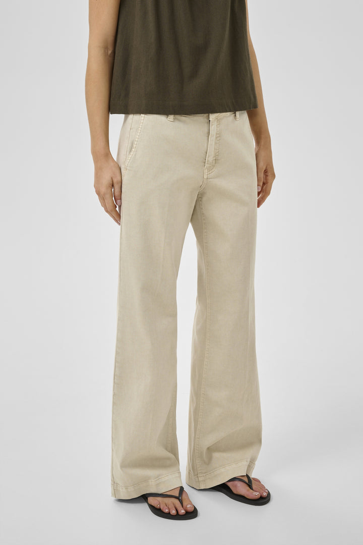 Lara 149 Pant Wide - Oatmeal