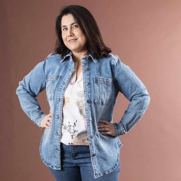 KCleoana Denim Jacket - Vintage Blue
