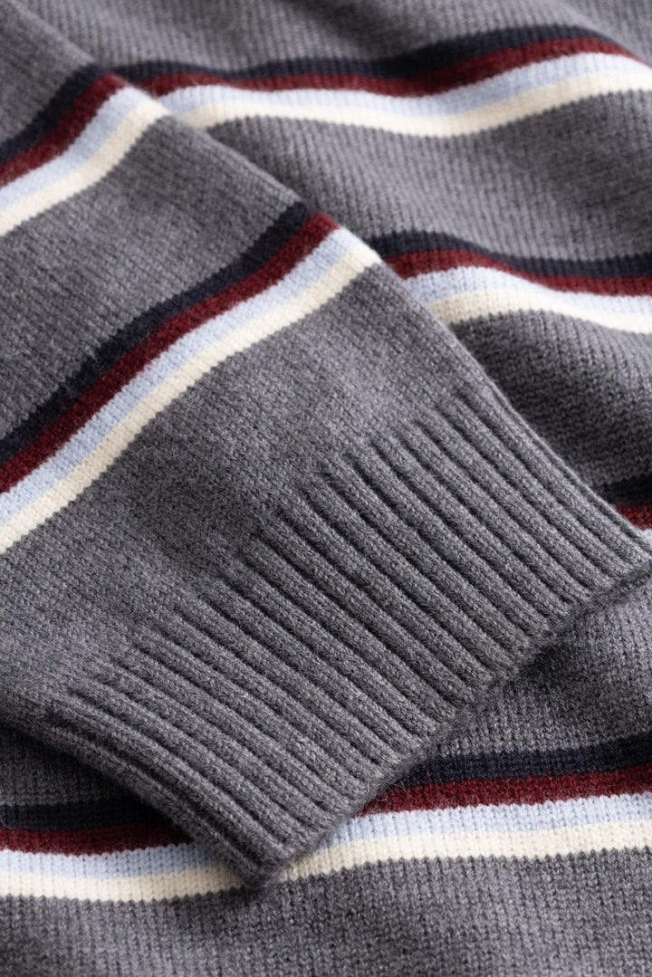 Merryl Knit - Grey Stripe