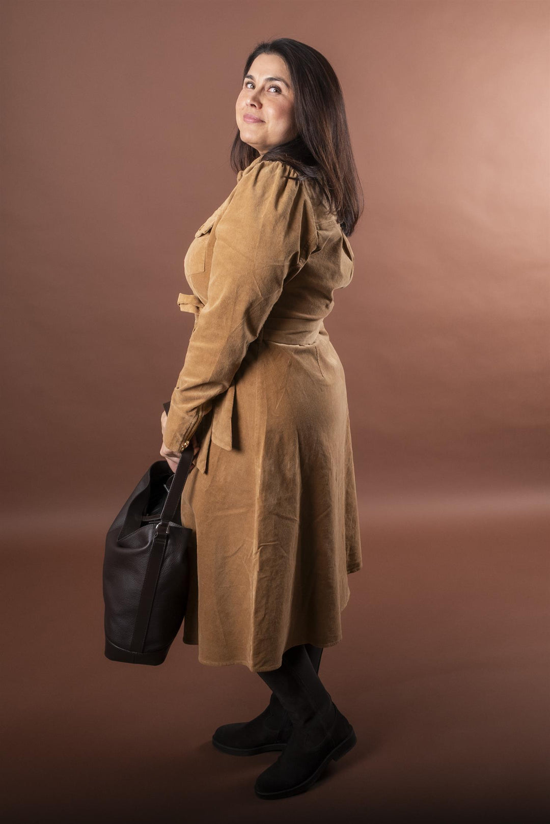 FiaGo Dress - Caramel