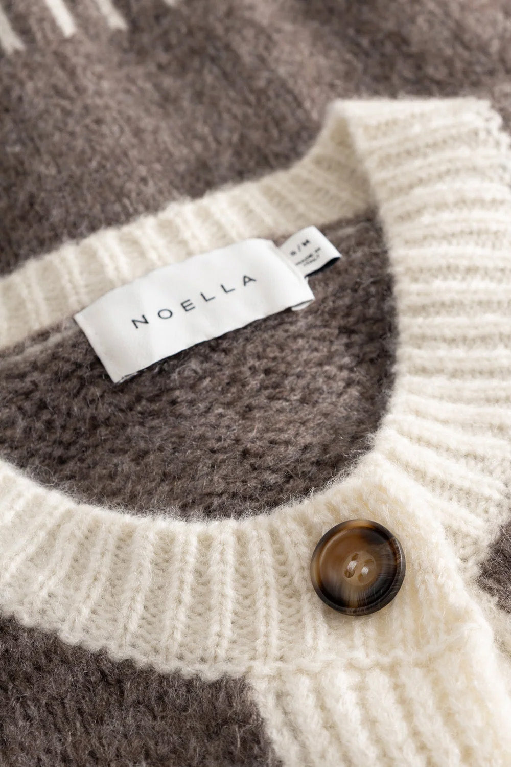 Nedra Knit Cardigan - Ash Brown Beige
