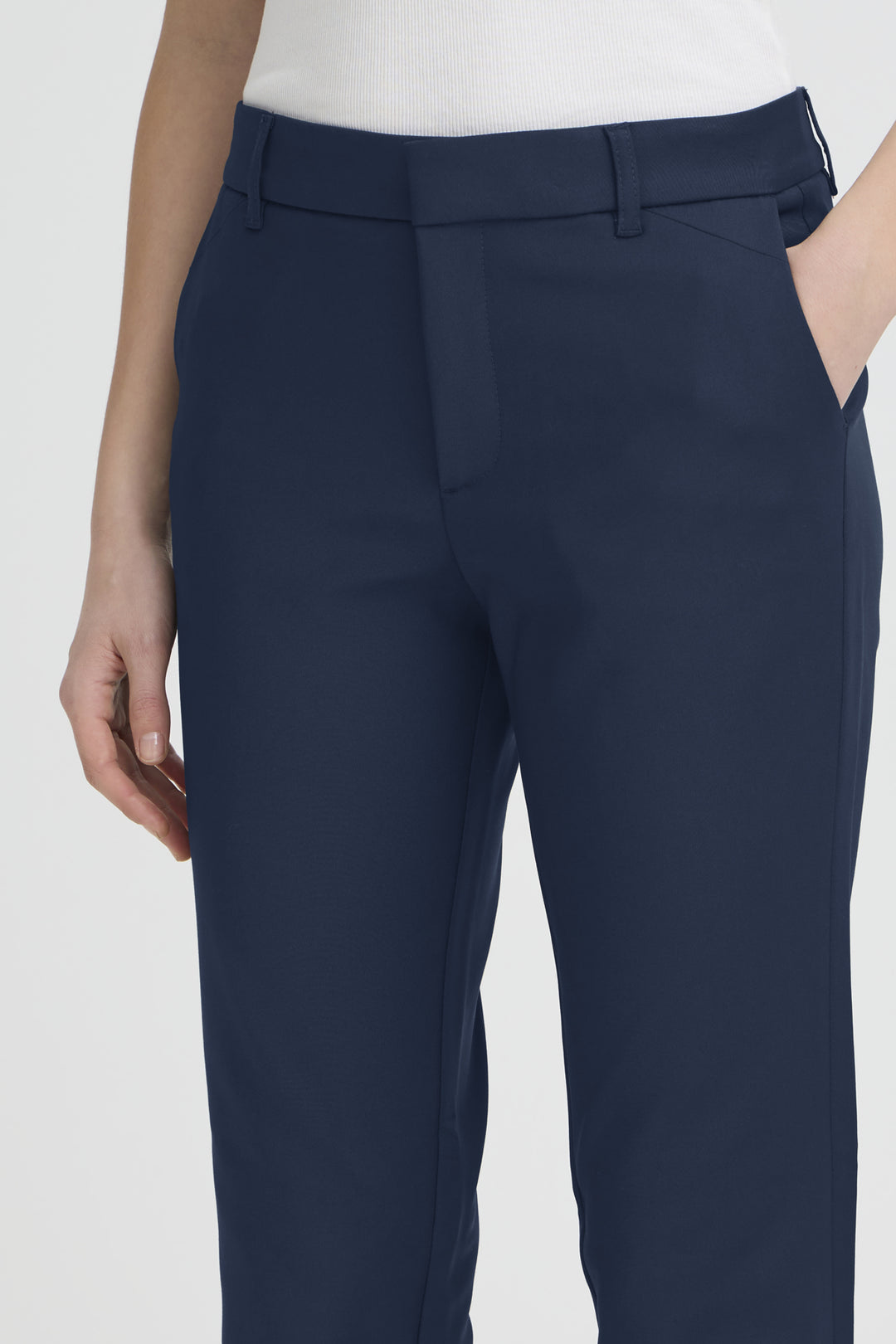 PZBINDY Highwaist LONG Pant Skinny Leg - Dark Sapphire