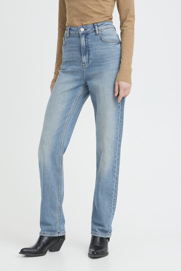 BYLOVITA JEANS - Mid Blue Denim