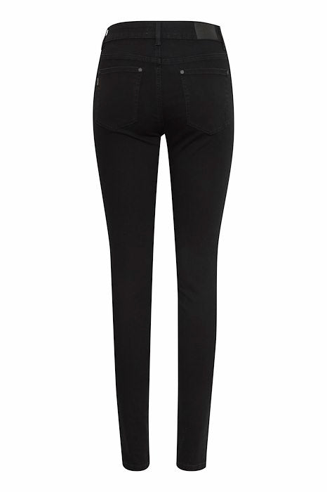 PZEMMELINA HighWaist Jeans Skinny Leg - Black Denim