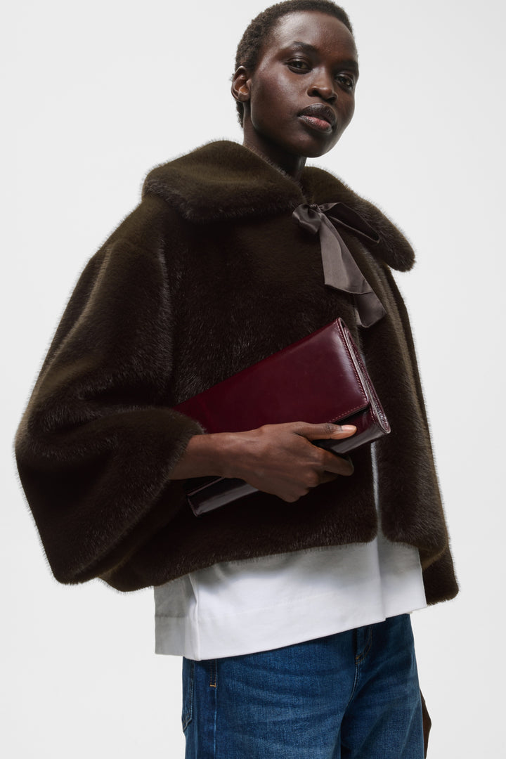 YASMINAH JACKET - Chocolate Brown