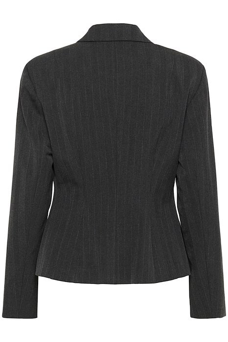 Luna Shaped Blazer - Asphalt