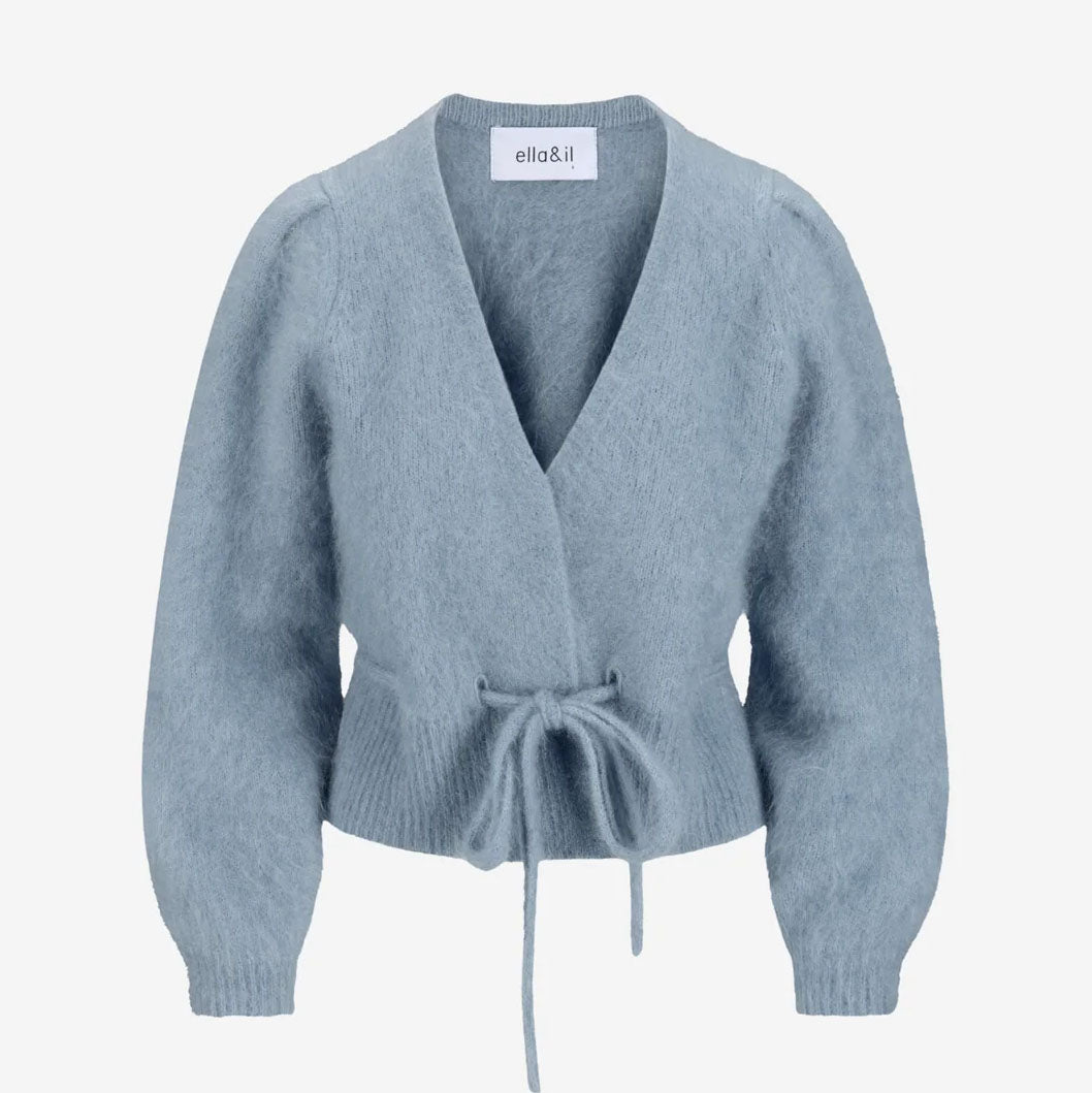 Malin Chunky Cardigan - Denim Blue