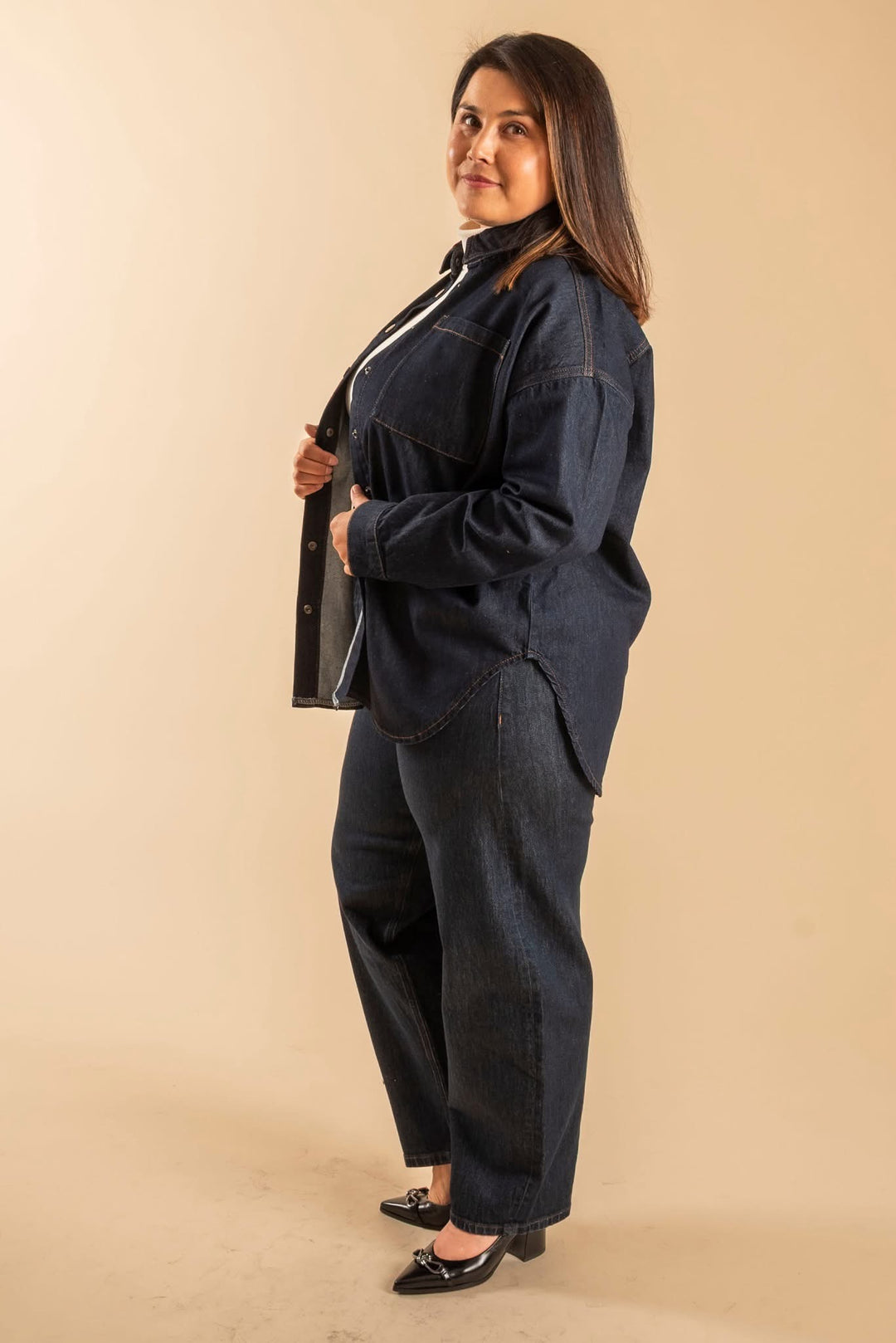 Malo 143 Shirt - Dark Blue Un-Wash