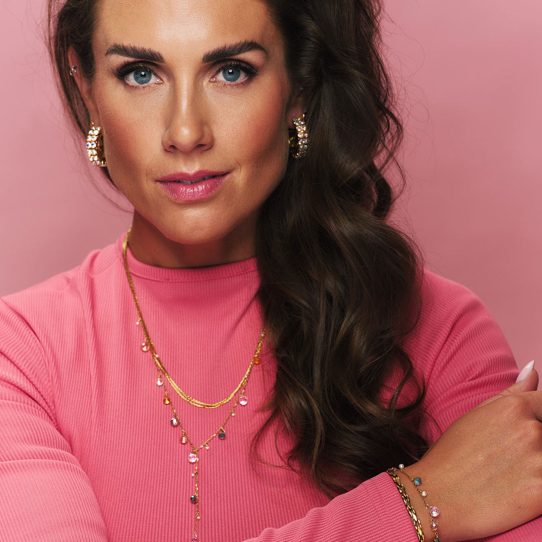 I Know Short Necklace m/Tone Damli - Gold