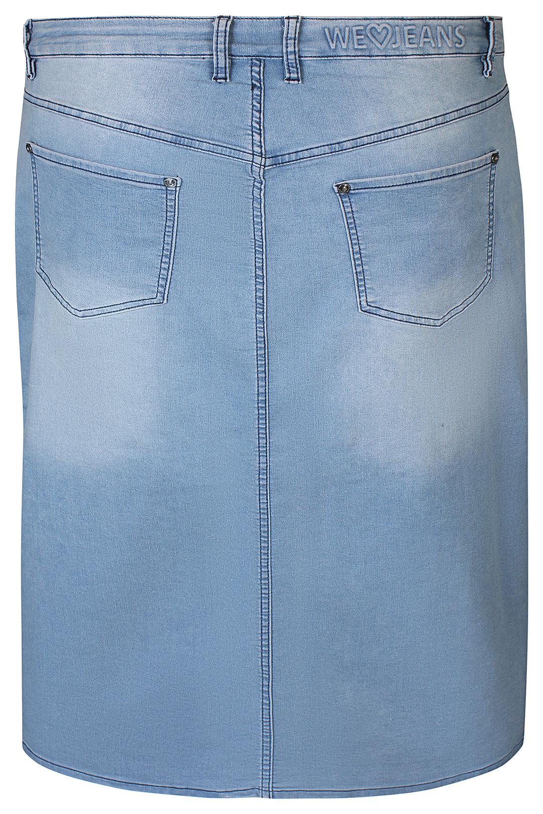 Fay 784 Skirt -  Light Blue Denim