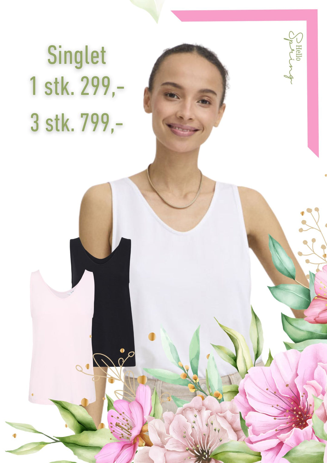 BYREXIMA TANK TOP - Optical White