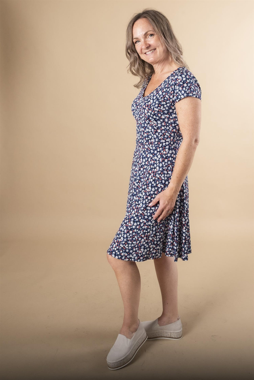 Laetitia Kelly Dress - Navy