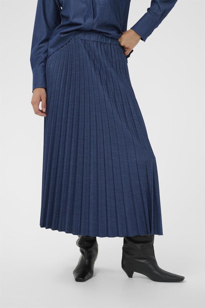 CHERRIE SKIRT - Dark Denim