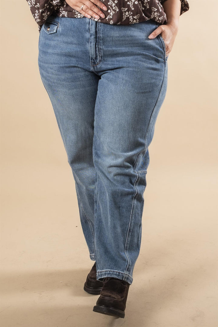 Aymen Chino Denim Jeans - Dark Blue