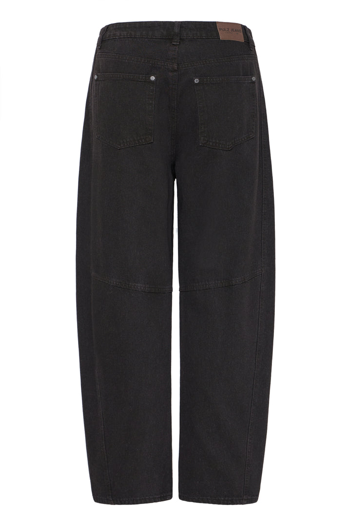 PZDORIT HighWaist JEANS BARREL LEG - Espresso