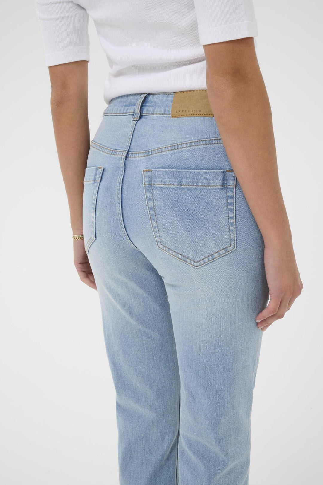 KAmaris Reg Fit Jeans - Light Blue Washed Denim