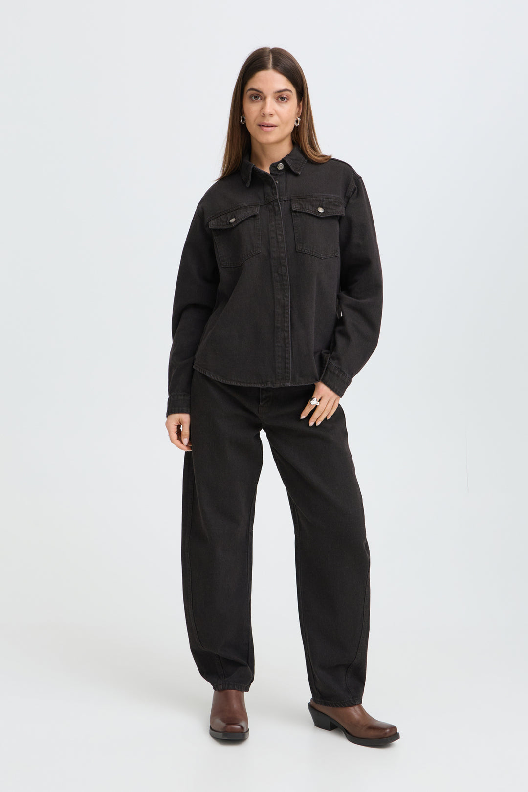PZDORIT OVERSHIRT - Espresso