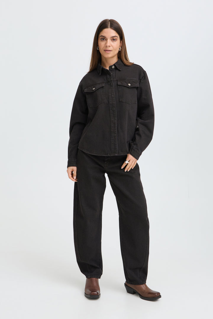 PZDORIT OVERSHIRT - Espresso