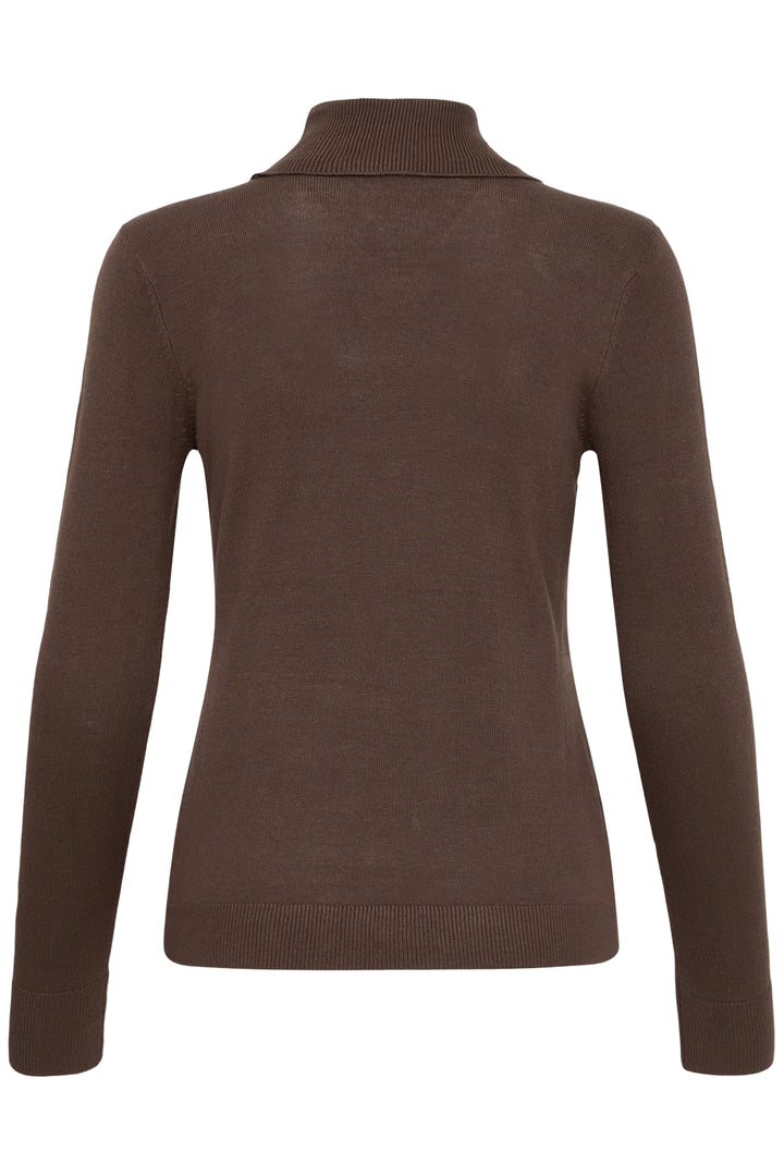 FRMARY Knit Polo - Hot fudge