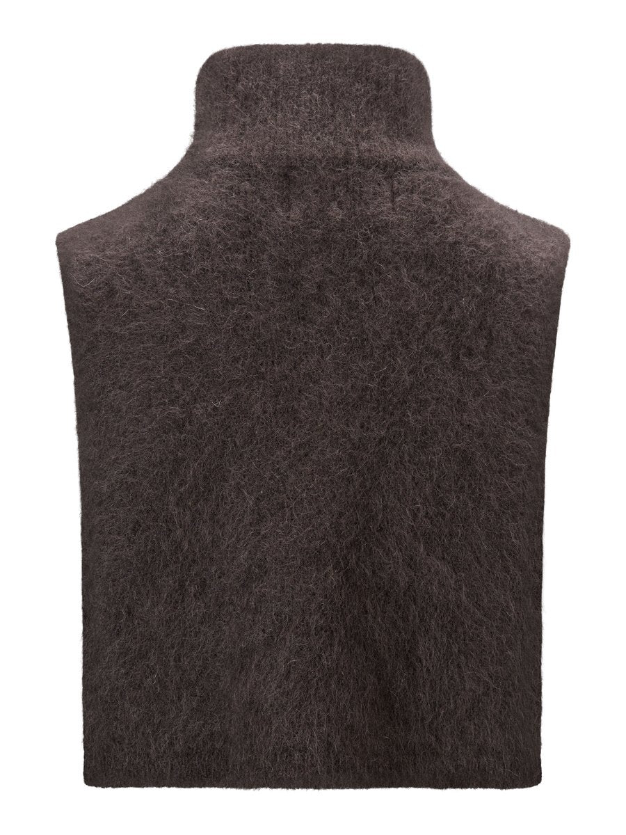 Belinda Chunky High neck-   Dark Brown