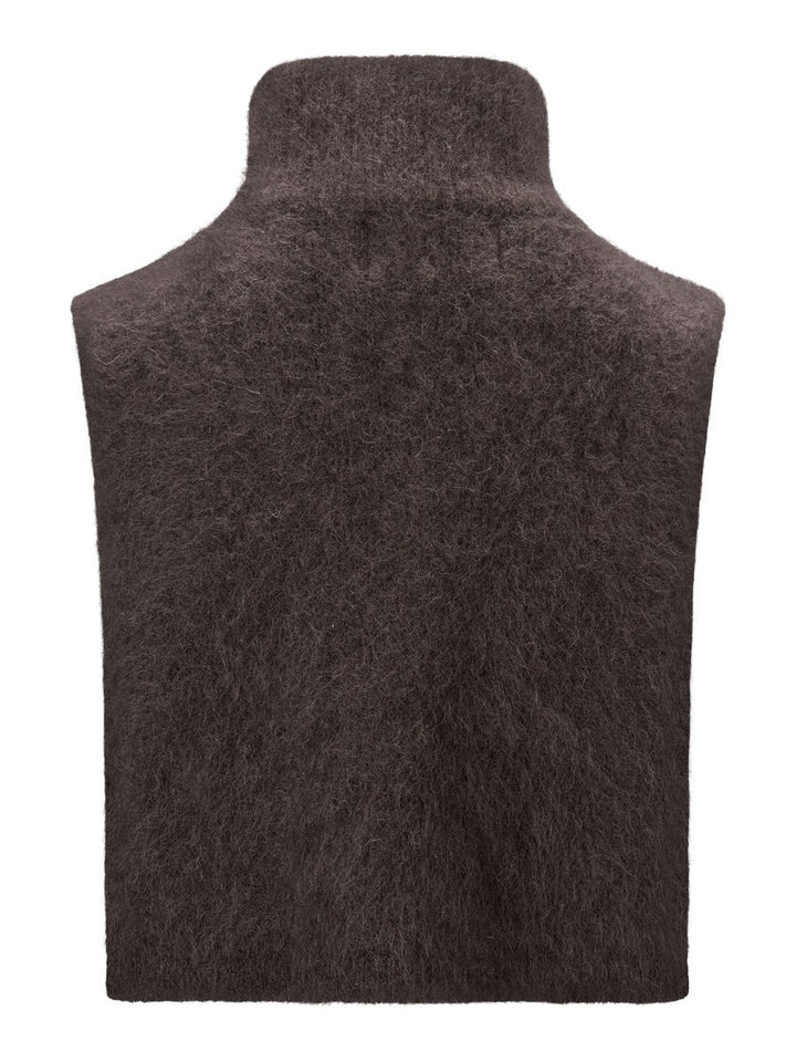 Belinda Chunky High neck-   Dark Brown