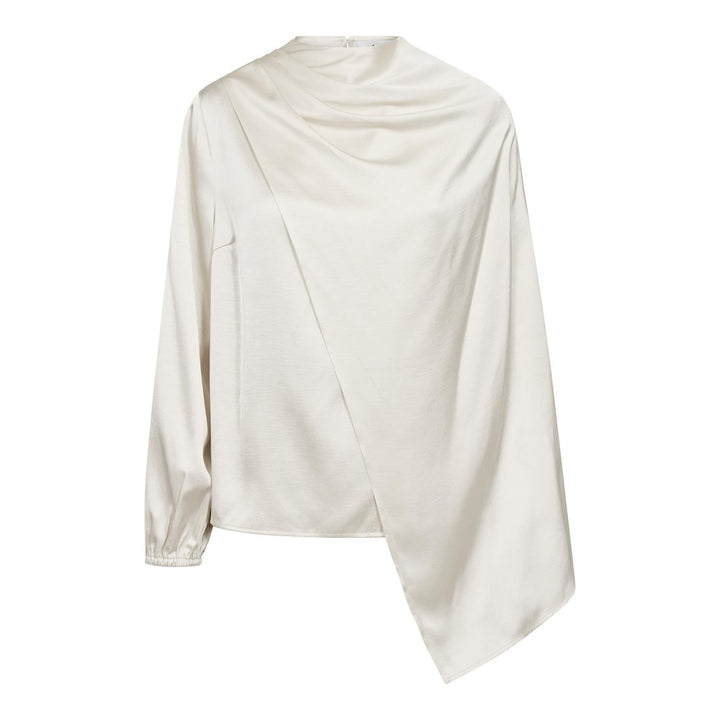 Idun Cape Blouse - OffWhite