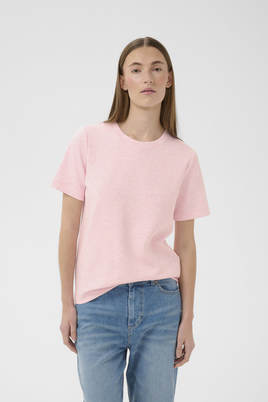 Vincent Melange Karmen T-Shirt - Candy Pink Melange