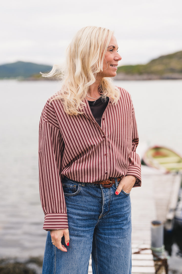 Ida Maja Shirt - Rose/choco