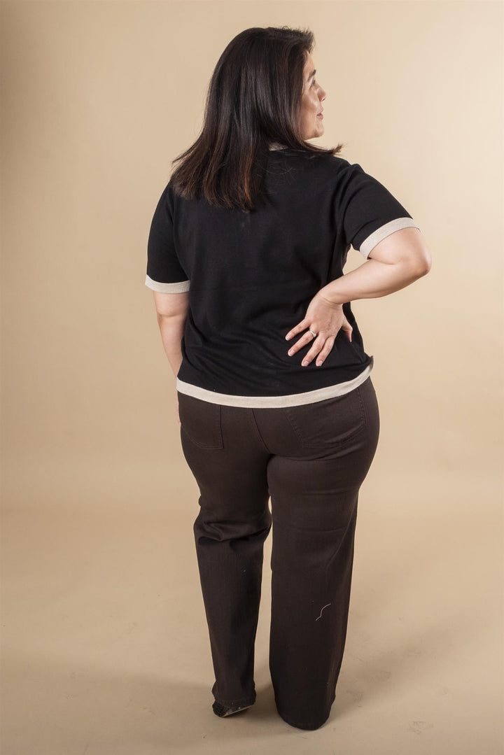 KAbrook HighWaist Regular Fit Jeans - Coffee Bean