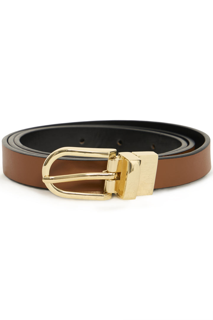 BYWESSY REVERSIBLE BELT - METEORITE/BROWN REVERSIBLE