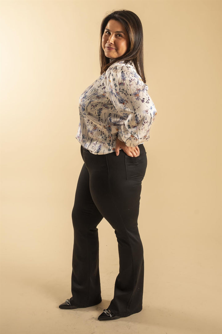 KCdina Bootcut Jeans - Black deep