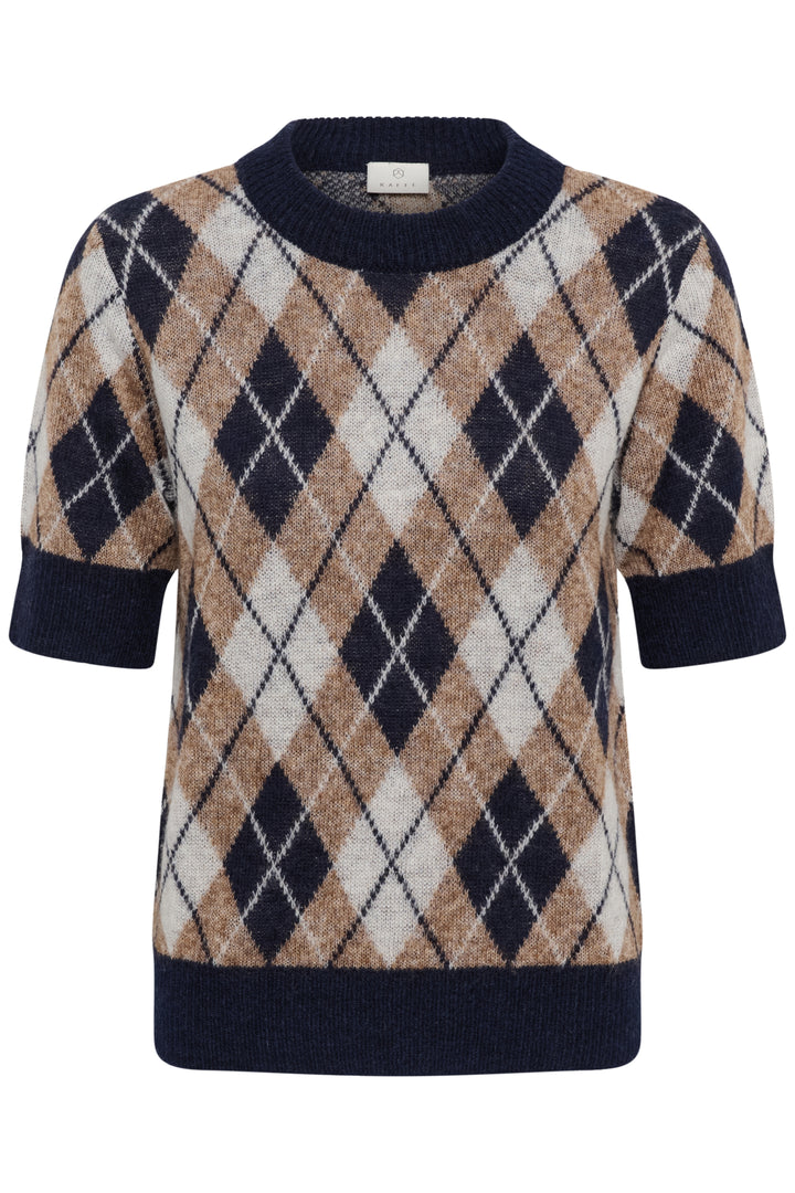 KAharlow Pullover - Graphite M/DesertTaupe M/Chalk