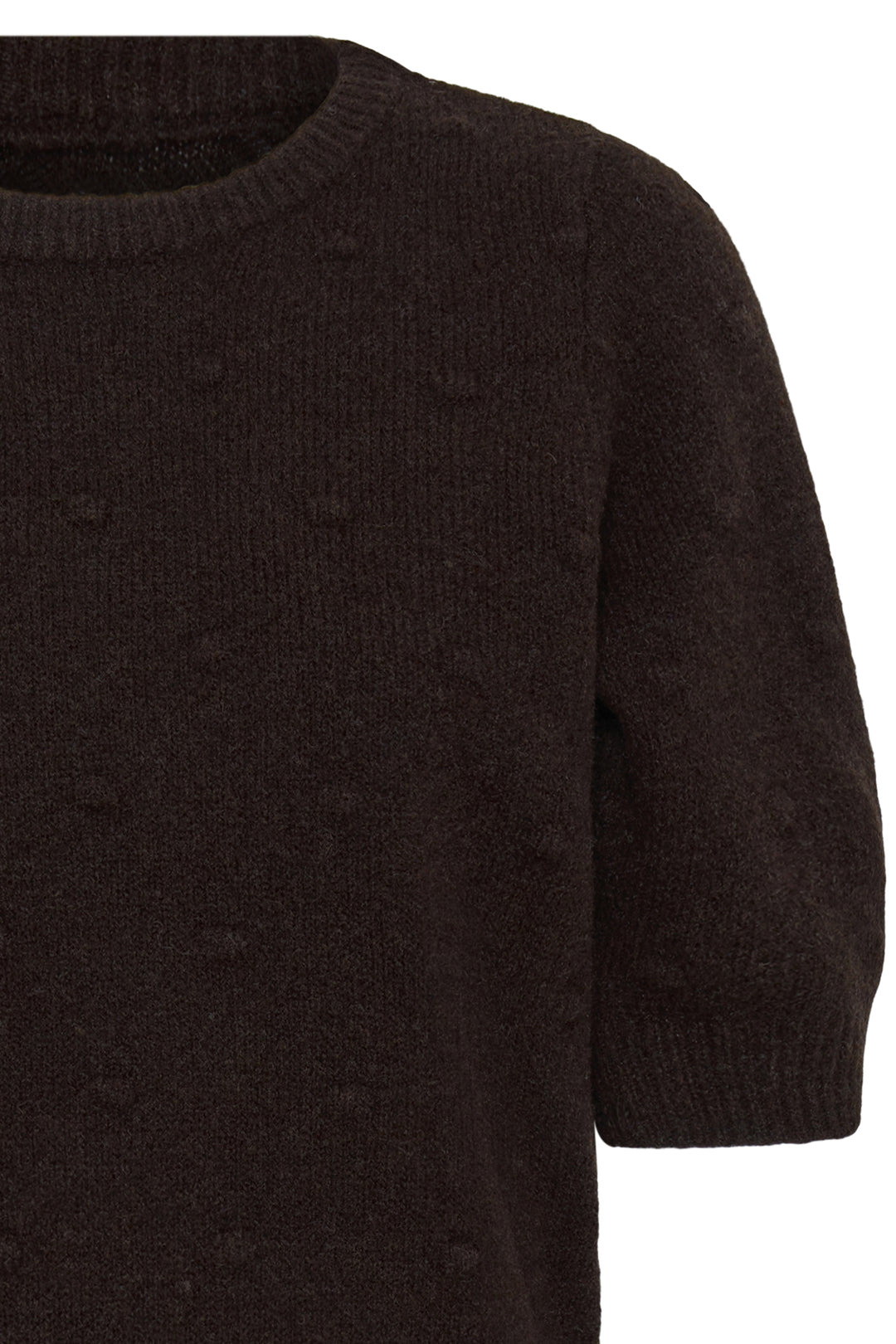 PZDAGMAR Short Sleeve Knit - Espresso Melange