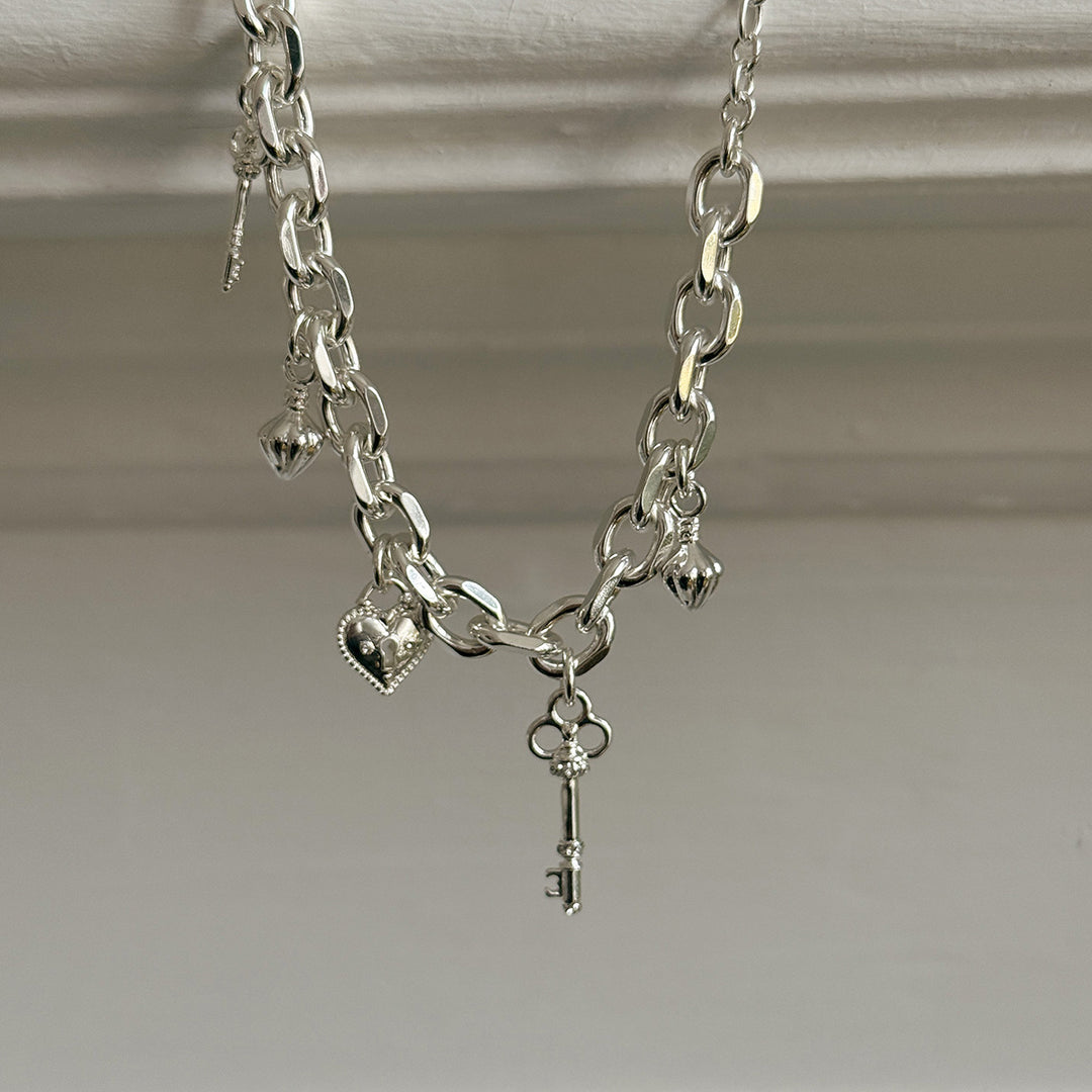 Open My Heart Bracelet - Silver