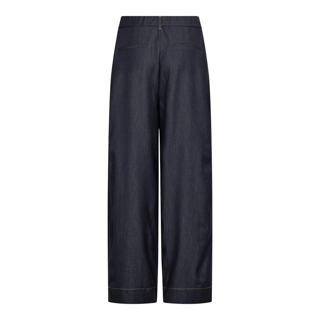 Terry Barrel Pant - Navy Denim