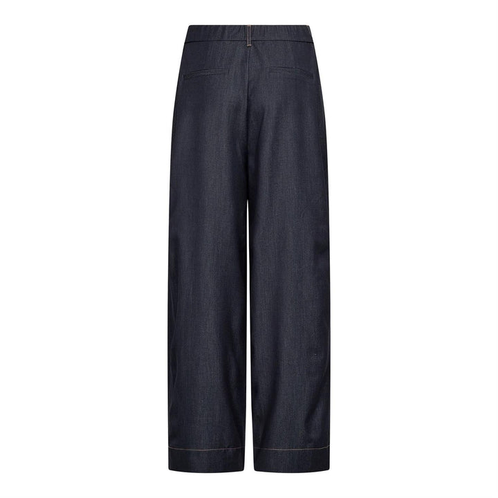 Terry Barrel Pant - Navy Denim