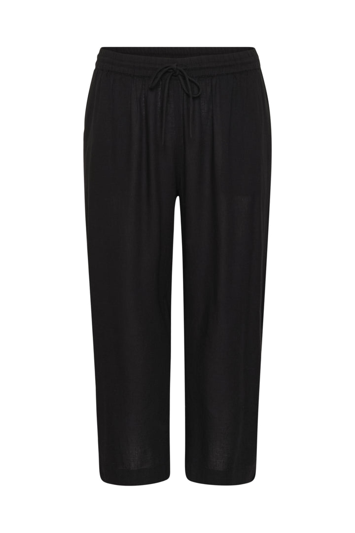 KCmille Cropped Pants - Black Deep