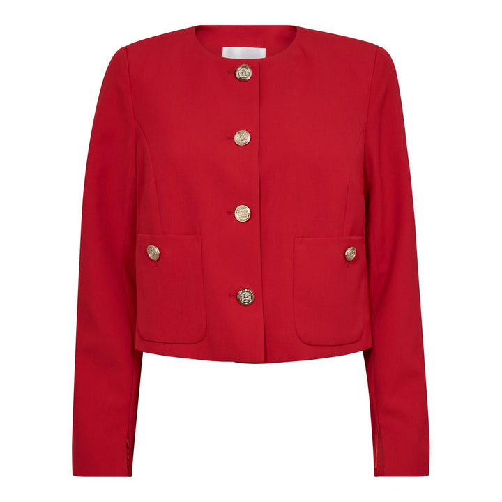 Vola Crop Cocktail Jacket - Flame
