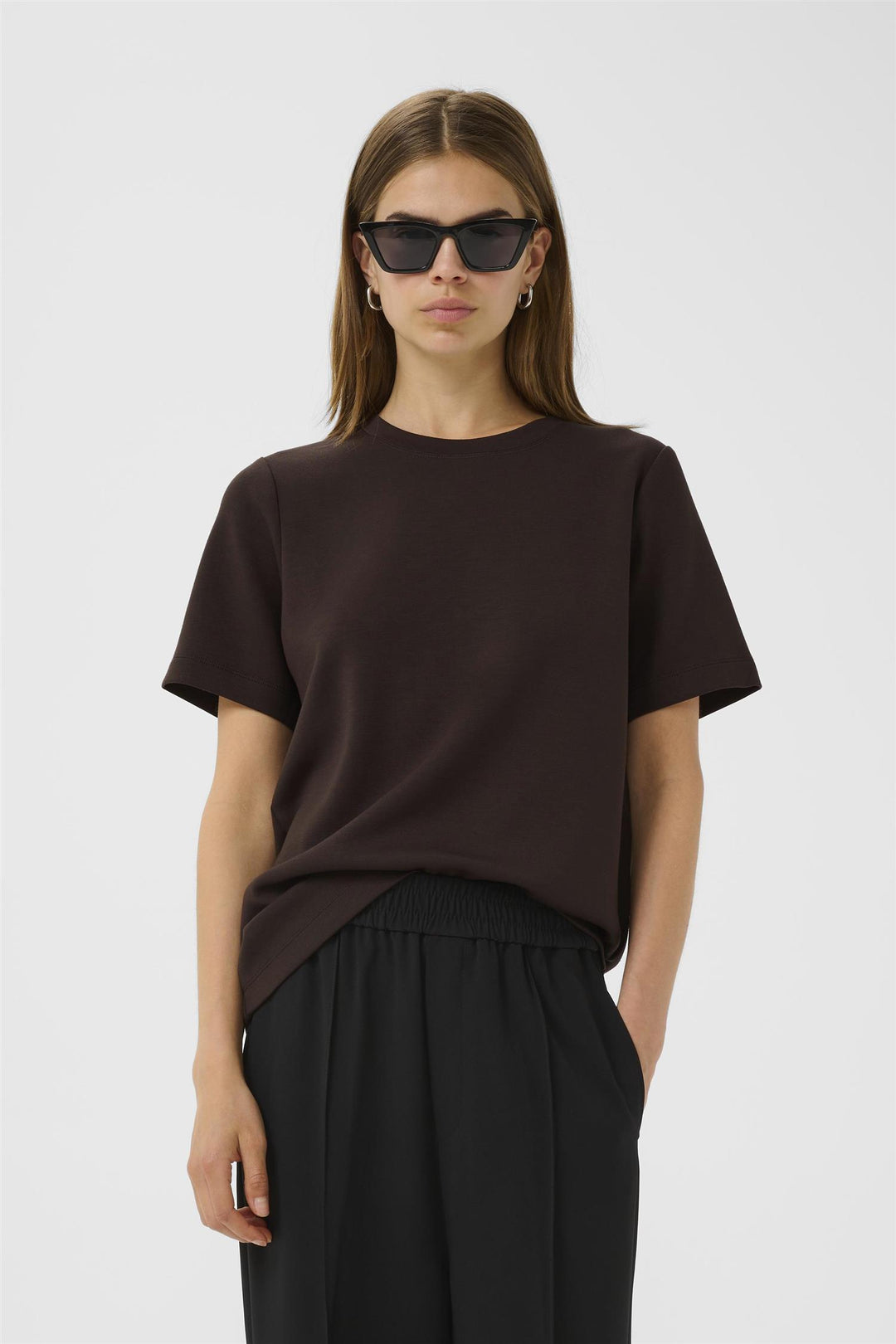 Vincent Karmen T-shirt - Chocolate Brown