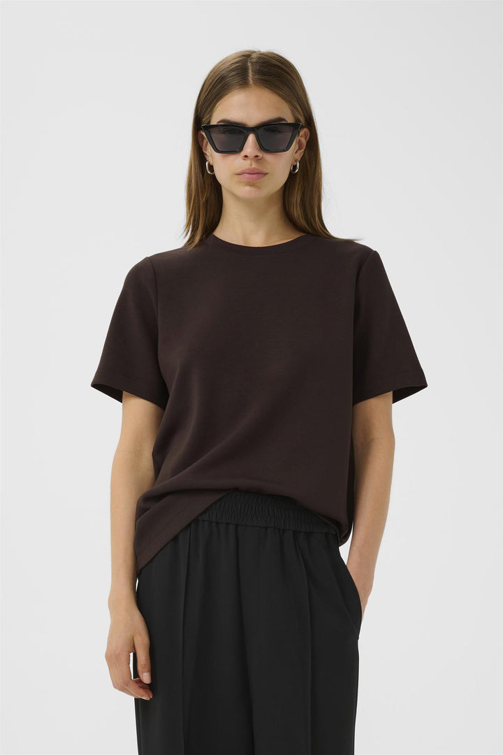 Vincent Karmen T-shirt - Chocolate Brown