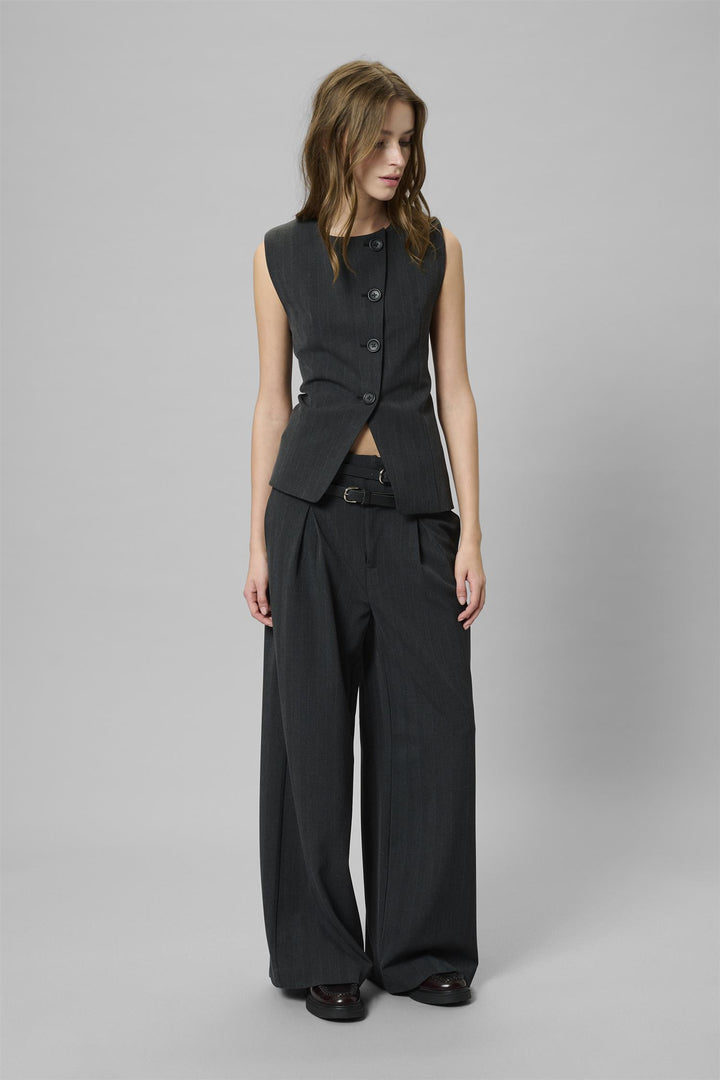 Luna High Wide Pant - Asphalt