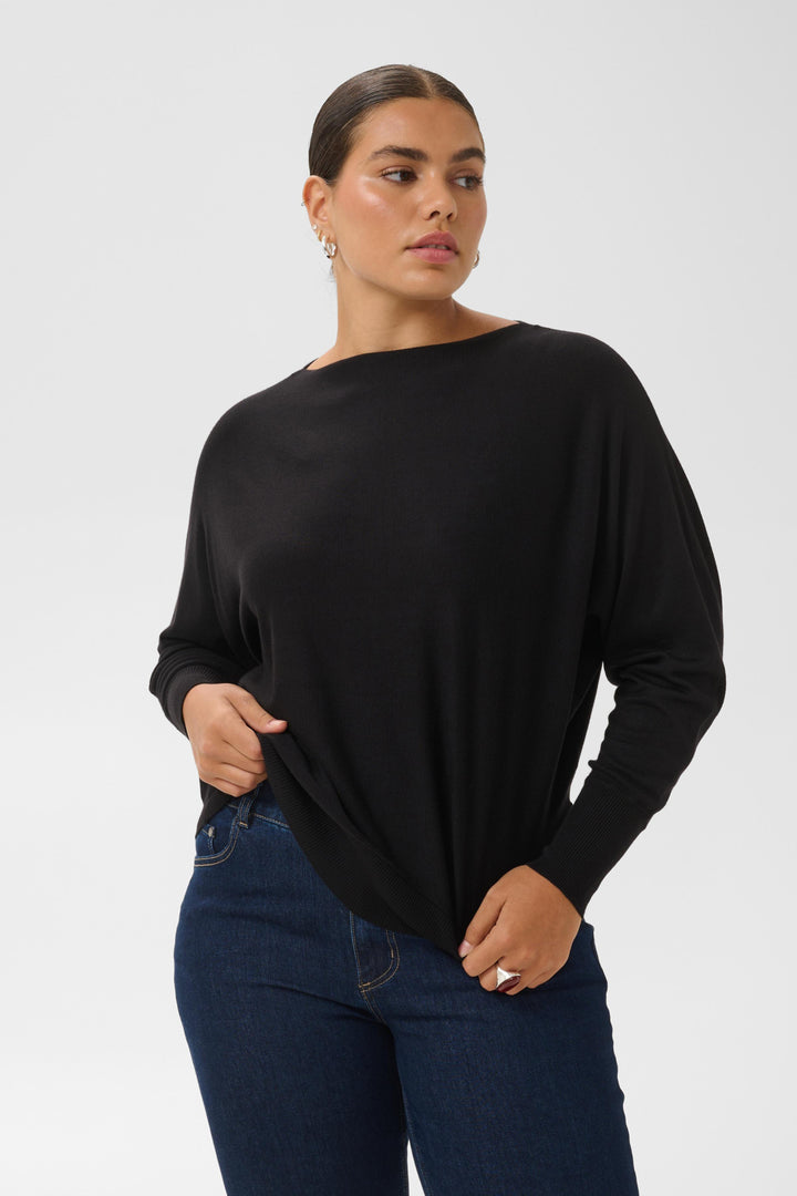 KClizzy Batwing Pullover - Crimson