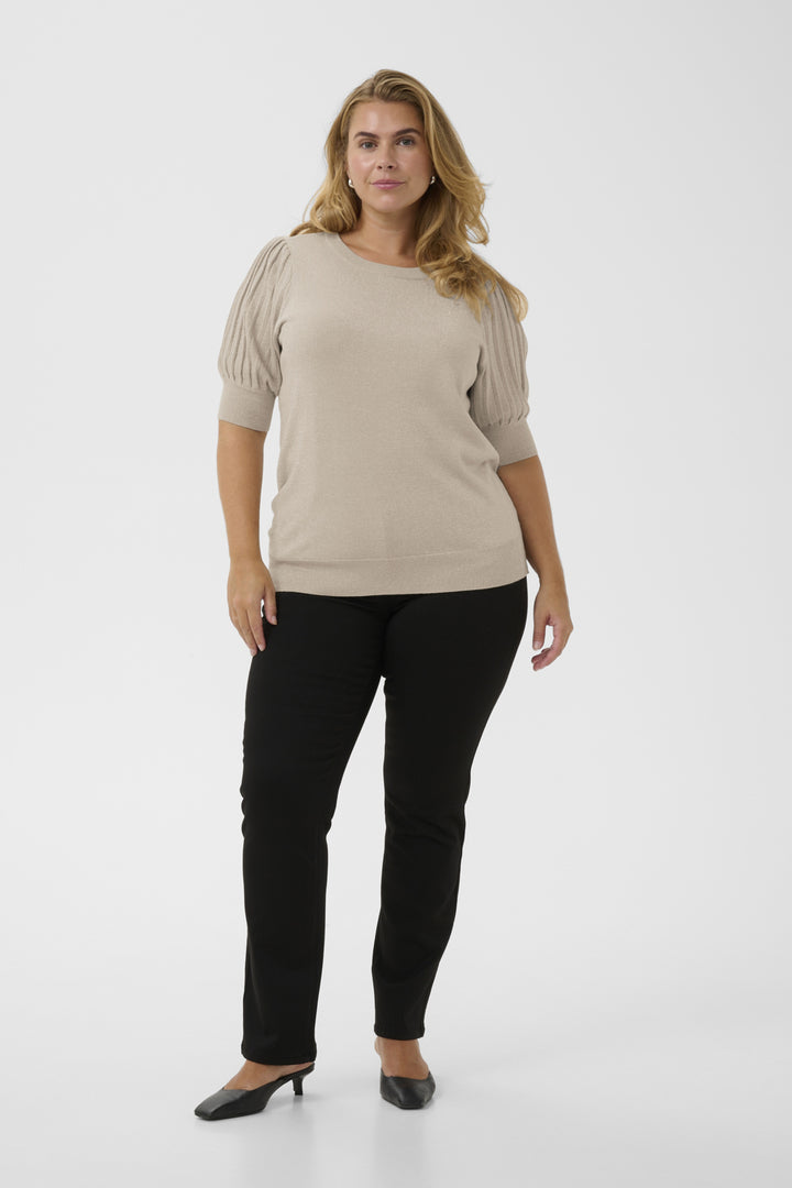 KCregitta Pleat Pullover - Feather Grey