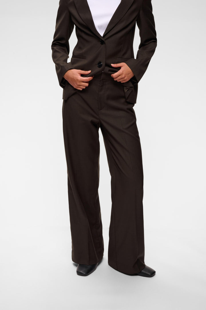 CADIE MEL CORE PANT - Chocolate Brown Melange