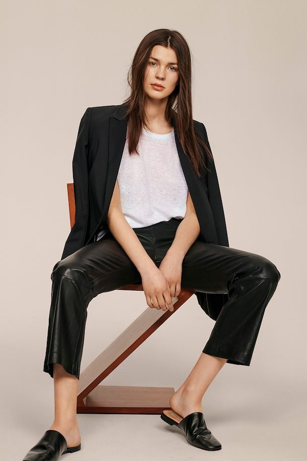 Cedar Pant Leather - Black